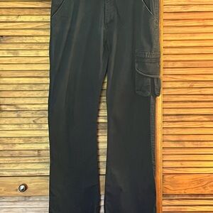 Black Straight Leg Utility Pants